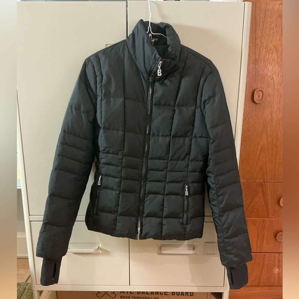 Bogner Women's Quilted Black Goose Down Ski Jacket Size 6